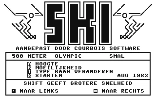 Ski box art
