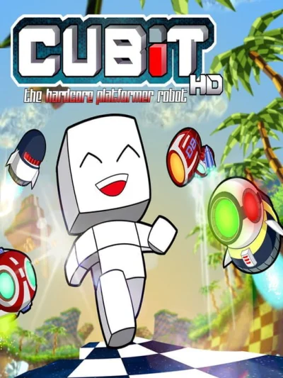 Cubit the Hardcore Platformer Robot HD box art