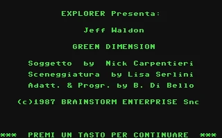 Jeff Waldon : Green Dimension box art