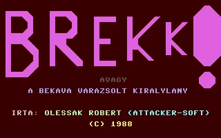 Brekk! - Avagy A Bekava Varazsolt Kiralylany box art