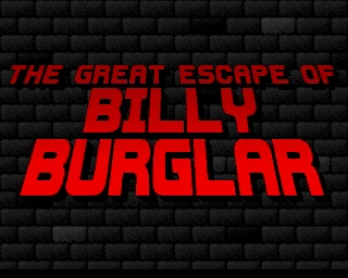 The Great Escape Of Billy Burglar box art