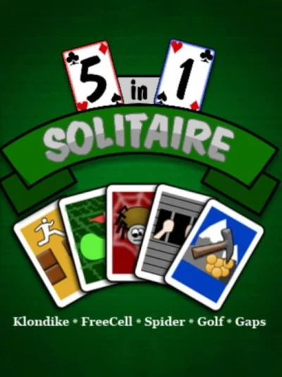 5 in 1 Solitaire box art