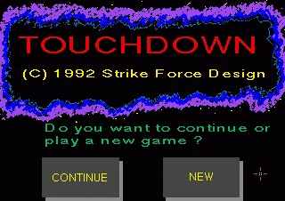 Touchdown box art