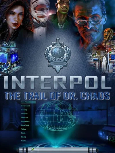 Interpol: The Trail of Dr. Chaos box art