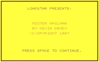 Mister Mailman box art