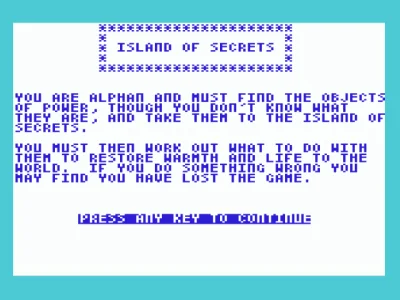 Island of Secrets box art