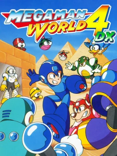 Mega Man World 4 DX box art