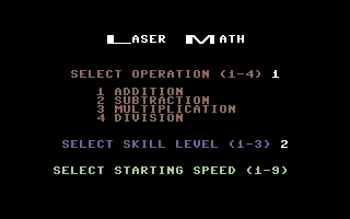 Laser Math box art