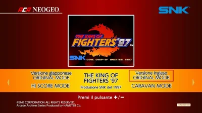 Aca Neogeo The King Of Fighters '97 box art