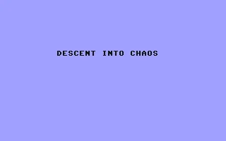 Descent Into Chaos box art