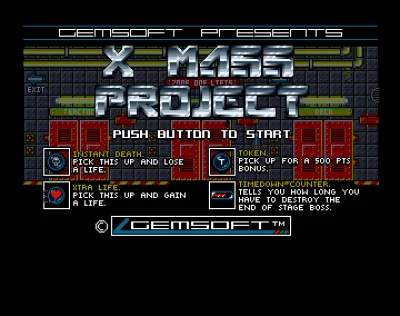 The X Mass Project box art