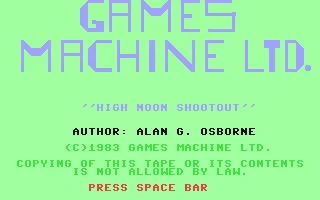 High Noon Shootout box art