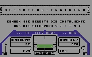 Blindflug-Training box art