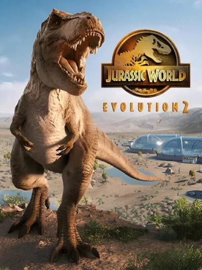 Jurassic World Evolution 2 box art
