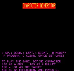 Character Generator Game box art