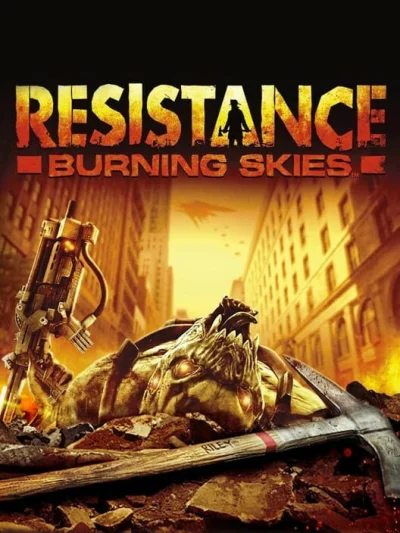 Resistance - Burning Skies box art