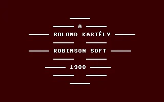 A Bolond Kastely box art