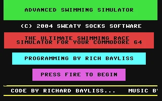 Advanced Swimming Simulator box art