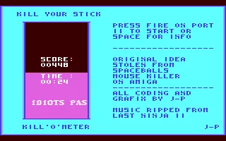 Kill Your Stick box art