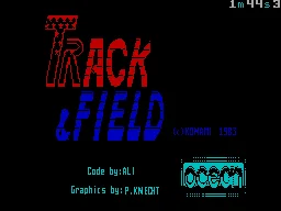 Track and Field box art