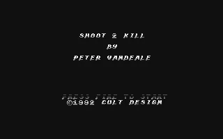 Shoot 2 Kill box art