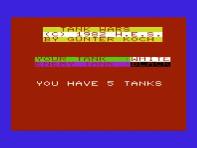 Tank Wars box art
