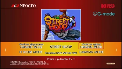 Aca Neogeo Street Hoop box art
