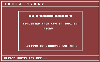 Trans World box art