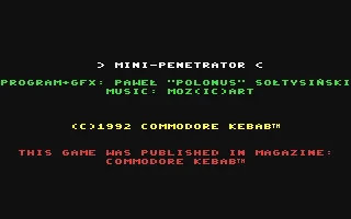 Mini-Penetrator box art