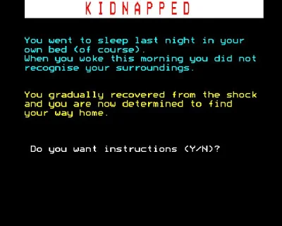 Kidknapped box art