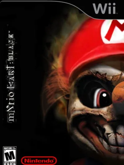 Mario Kart Black box art