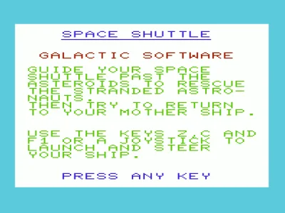 Space Shuttle box art