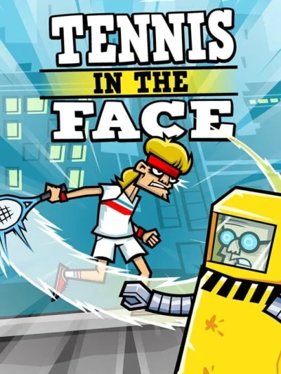 Tennis in the Face box art