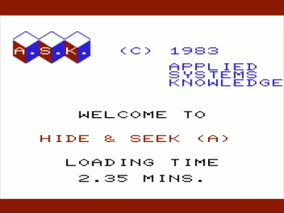 Hide and Seek box art