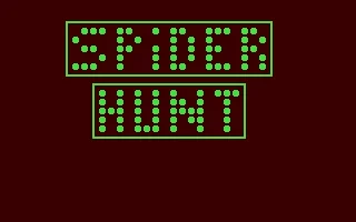 Spider Hunt box art