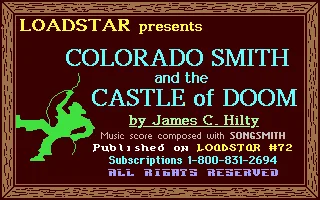 Colorado Smith and the Castle of Doom box art