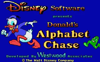 Donald's Alphabet Chase box art