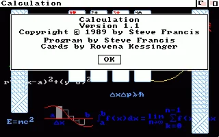 Calculation box art