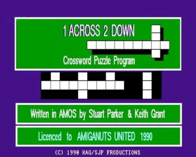 1 Across 2 Down box art