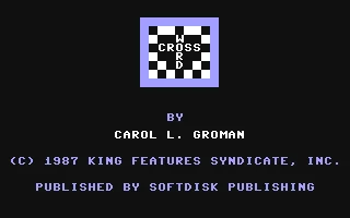 Crossword box art