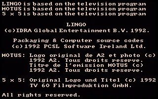 Lingo box art