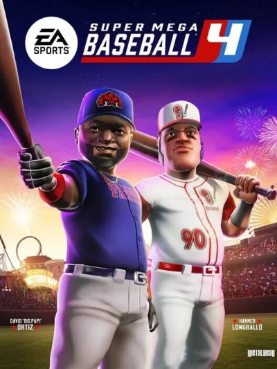 Super Mega Baseball 4 box art