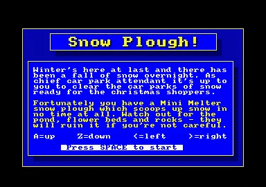 Snow Plough! box art