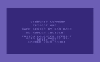 Starship Command box art