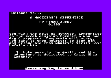 Magician's Apprentice, A box art
