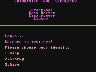 Futuristic Troll Simulator box art