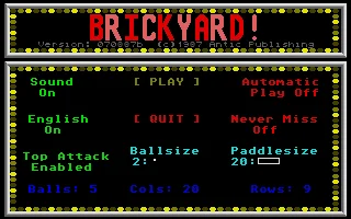 Brickyard! box art
