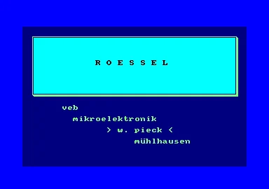 Roessel box art