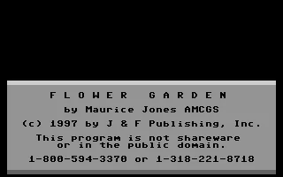 Flower Garden box art