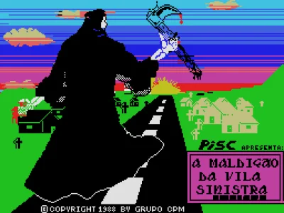 Maldicao Da Vila Sinistra, A box art